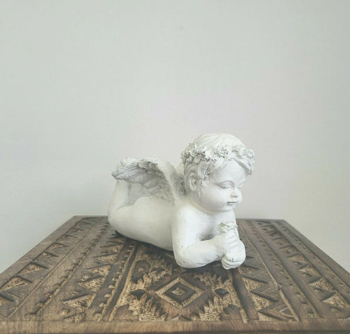 Garden Polystone Angels, Garden Ornament, Statue, Frost Resistant, Home Décor