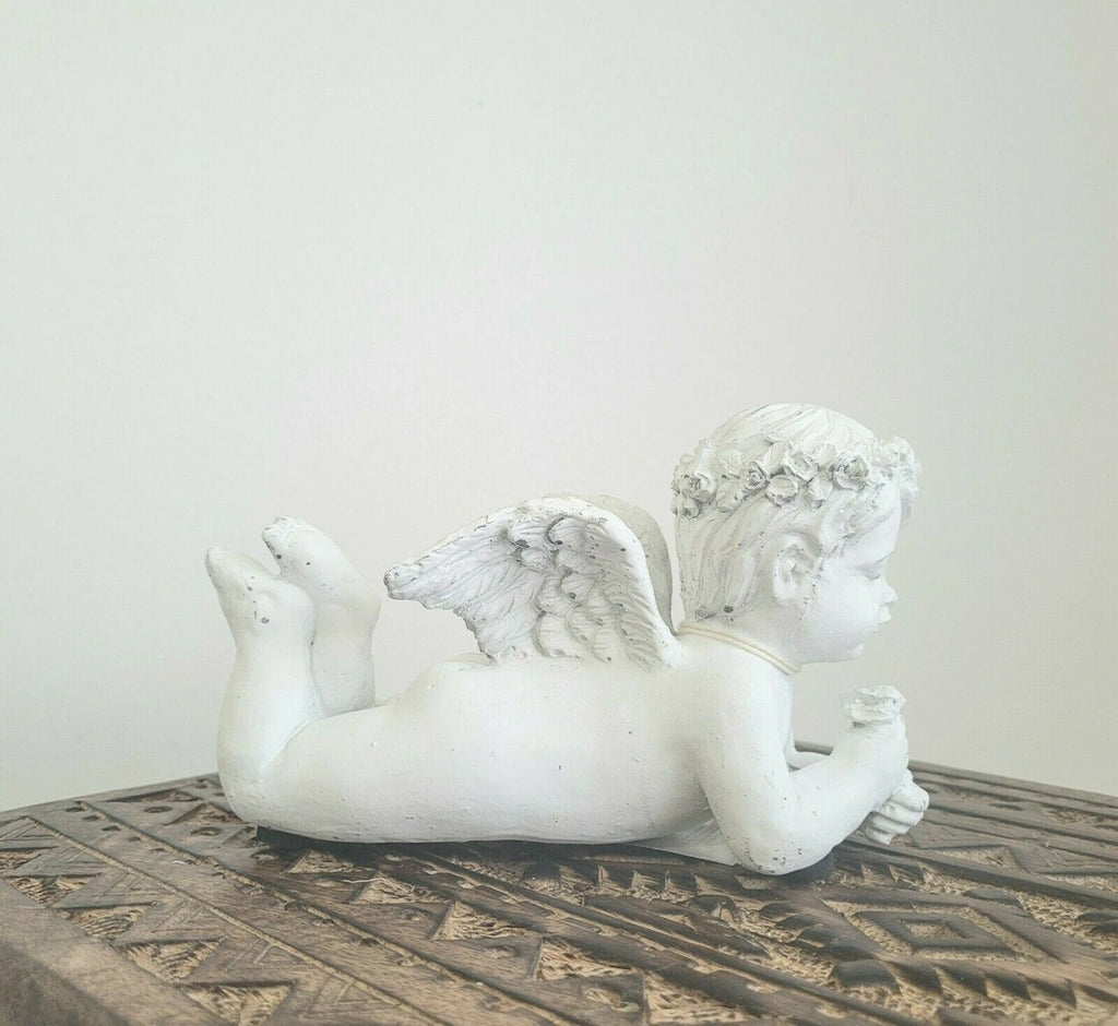 Garden Polystone Angels, Garden Ornament, Statue, Frost Resistant, Home Décor