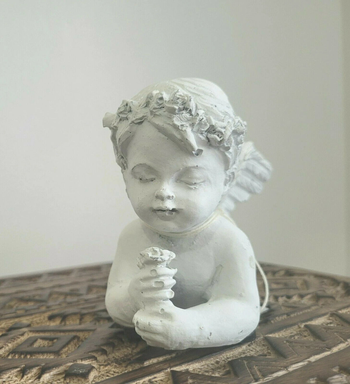 Garden Polystone Angels, Garden Ornament, Statue, Frost Resistant, Home Décor