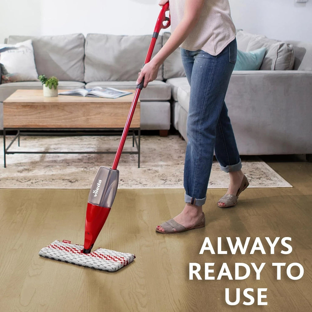 1-2 Spray Max Double-Sided Microfibre Mop Starter Kit Hard Floor Cleaner