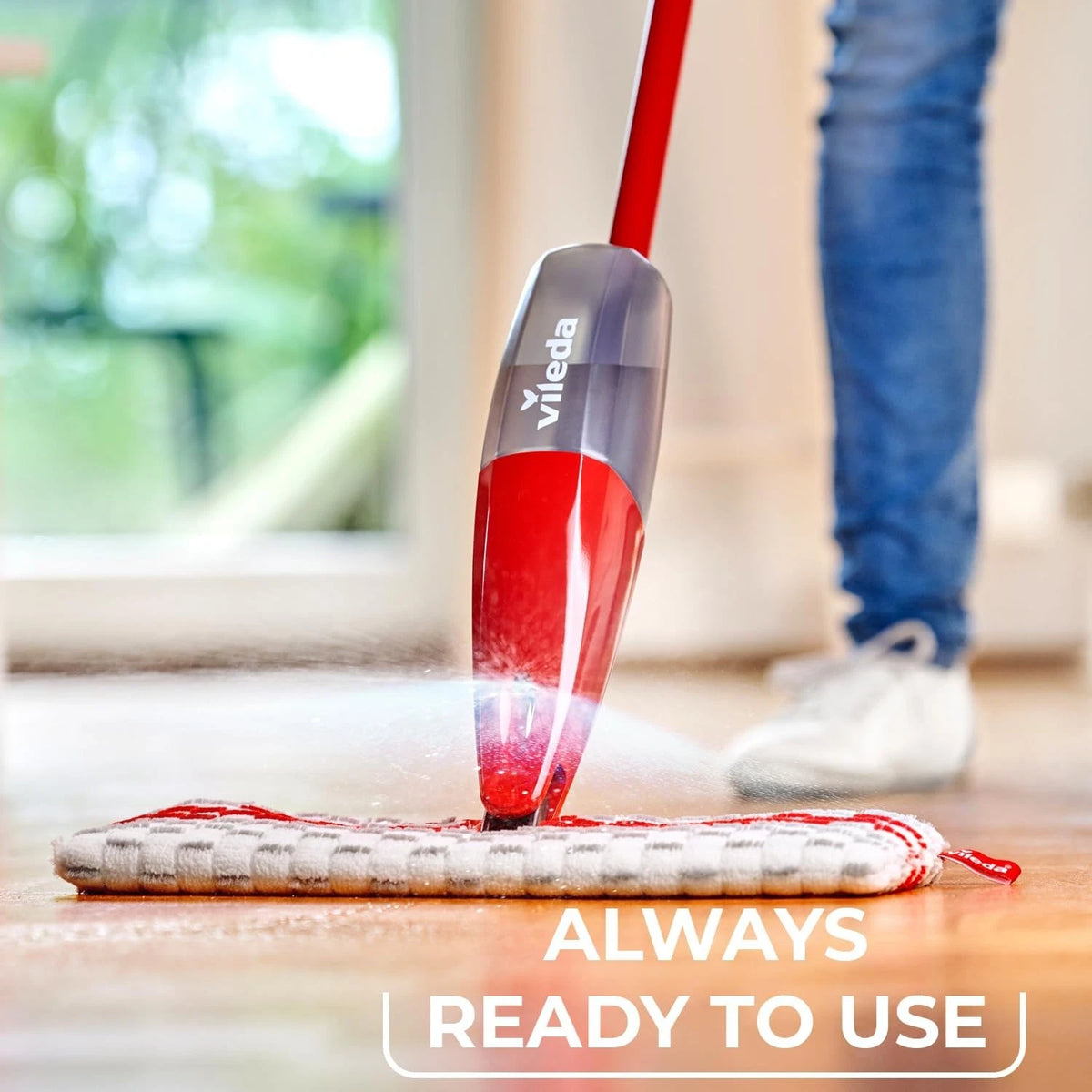 1-2 Spray Max Double-Sided Microfibre Mop Starter Kit Hard Floor Cleaner