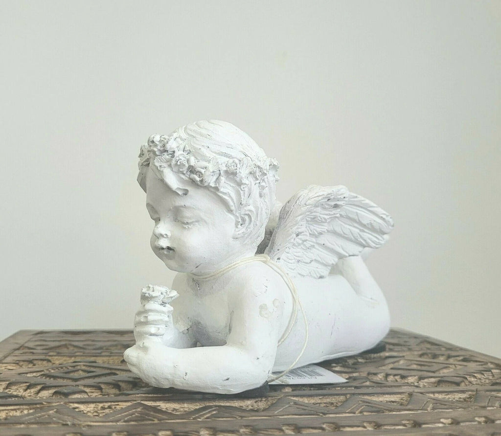Garden Polystone Angels, Garden Ornament, Statue, Frost Resistant, Home Décor