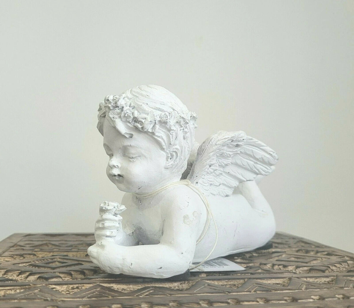 Garden Polystone Angels, Garden Ornament, Statue, Frost Resistant, Home Décor
